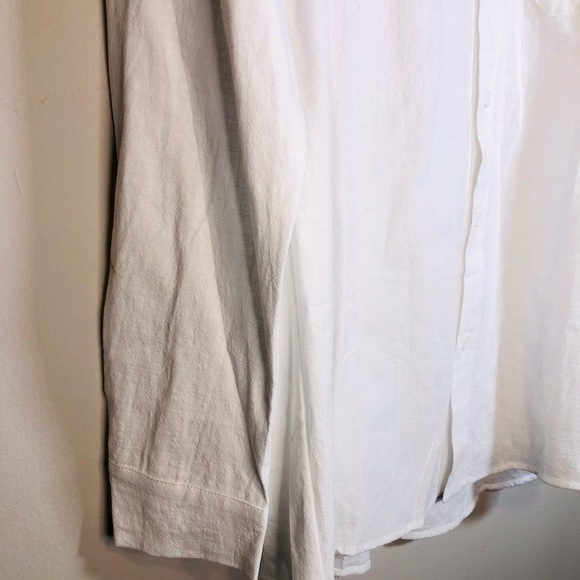 NWOT White Long Sleeve Men’s Tunic. Size XLarge - Picture 3 of 7